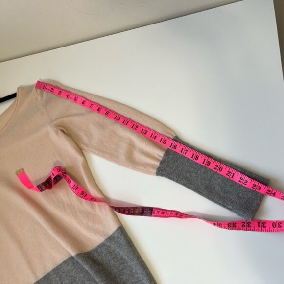 CLUB MONACO PURE CASHMERE COLORBLOCK SWEATER - Picture 8 of 8